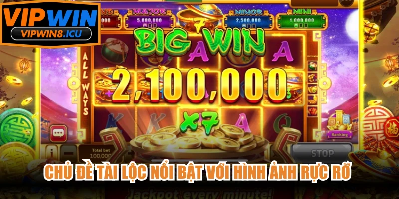 Chủ đề tài lộc nổi bật với hình ảnh rực rỡ và hiệu ứng sinh động